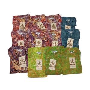 Lot Of 12 Mad Gringo Women's Hawaiian Shirts ALL NEW WITH TAGS Multicolor